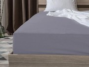 Jersey gumis lepedő kékesszürke 90 x 200 cm