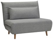 Szürke kihúzható fotel SPIKE