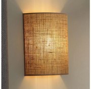 Duolla - Fali lámpa YUTE 1xE27/15W/230V átm. 20 cm barna