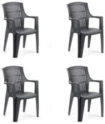 Amarillo kerti szék Antracit - 4 Db SX