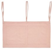 Rózsaszín pamut zsebes tároló kiságyra 45 cm Laily – Kave Home