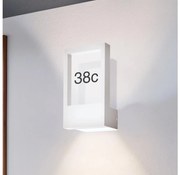 Eglo 98143 - Házszám MONTEROS 1xE27/28W/230V IP44 fehér