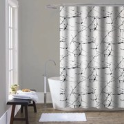 Zuhanyfüggöny - GRANITE - Impregnált textil - 180 x 200 cm