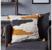 Eglo 420002 - Dekoratív párna CHEVERY 45x45 cm sárga/szürke