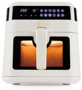 Berlinger Haus XL AirFryer 6,3 L átlátszó ablakkal matt krém