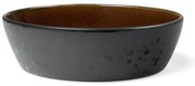 Fekete-borostyán színű kőedény tálka Gastro Black/Amber – Bitz