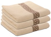 GREEK krém törölköző 50 x 90 cm, 100% pamut