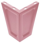 Púderrózsaszín színű bútorlábak 4 db-os készlete