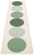 Zöld-krémszínű kültéri-beltéri futószőnyeg 70x280 cm Otto Herb – Pappelina