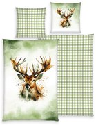 Herding Pamut ágynemű Jelen , 135 x 200 cm, 80 x80 cm