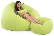 Fűzöld ALL IN Grandiózus Babzsákfotel Garnitúra