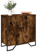 sonoma tölgy színű szerelt fa tálalószekrény 78 x 35,5 x 74,5cm