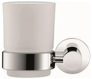 Duravit 99191000 - D-CODE falra szerelhető fogkefetartó, baloldali, fényes króm