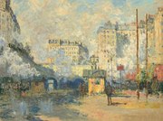 Reprodukció Gare Saint Lazare (1877), Claude Monet