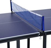 HOMCOM Asztalitenisz Asztal, Ping Pong Asztal Hálóval, 2 Asztallá Átalakítható, Közepes Méret, Összecsukható Lábak, 182 x 91 x 76 cm Kék | Aosom