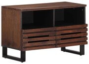 barna tömör mangófa TV-szekrény 70 x 34 x 46 cm