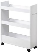 Kesper 24852 Görgős öblös polc, fehér , 78 x 22 x60 cm