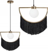 Függő Mennyezeti Lámpa Fekete Arany Glamour Gold