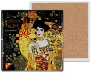 Kerámia poháralátét parafa aljjal Gustav Klimt Adele Bloch