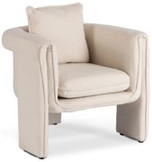 Designer Krém Bouclé Szövet Kárpitozással. GALA