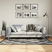 fekete-fehér mosható csúszásgátló szőnyeg 120 x 180 cm