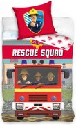 Sam a tűzoltó Rescue Squad ágyneműhuzat 140×200cm, 70x90 cm