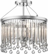 Kichler glamour mennyezeti lámpa piper króm elskl-piper-sf-pc