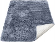 Shaggy Szőnyeg 200X300 CM Szürke Bolyhos Puha Plüss Nappali Hosszú Haj