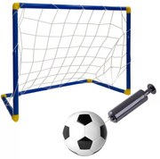 Hálós focikapu Blue szett labdával
