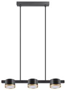 LED Csillár zsinóron MIRELLA 3xGX53/6W/230V fekete