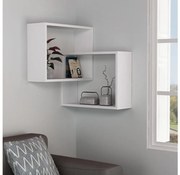 Sarki fali polc RING 68x68 cm fehér