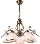 Csillár láncon RETRO II 5xE27/60W/230V