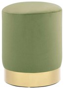 mustárzöld és aranyszínű bársony ülőke 28 x 36 cm