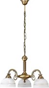 Csillár e27 3x40w bronz/fehér flossi