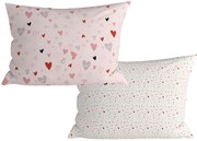 Szett 2 db LOVITA díszpárnahuzat 40x60 cm, rózsaszín