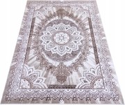 Szőnyeg 160x220 Vintage Barna Klasszikus Nappali Puha Kétszintes