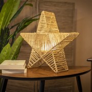 Karácsonyi állólámpa barna 40 cm, beépített LED-del, IP54, újratölthető - Sisine