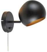 Markslöjd 108753 - Fali lámpa EDGAR 1xE14/40W/230V fekete