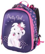 Hátizsák, anatómiai, PULSE Anatomic Cube Pretty Girl, lila-rózsaszín (PLS122151L)