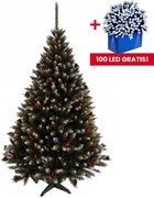 Gyönyörű műkarácsonyfa Lucfenyő berkenyével 150 cm