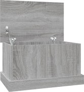 vidaXL szürke sonoma szerelt fa tárolóláda 50x30x28 cm