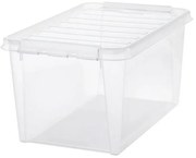 SmartStore Tárolódoboz fehér kapcsokkal Classic,47 l, 47 l