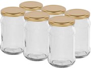 Browin Twist befőttesüveg szett 500 ml fedővel, 6 db