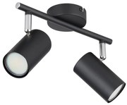 Globo 57914-2 - Spotlámpa ALLVI 2xGU10/25W/230V fekete
