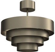 Felületre szerelhető csillár RINGS 1xE27/15W/230V réz