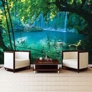 Fotótapéta - Titokzatos türkizkék tó (152,5x104 cm)