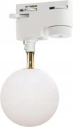 Sínre szerelhető lámpa fehér gömb 1 fázisú Ali Wh