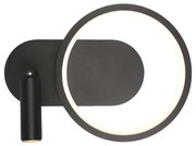 LED Fali lámpa LED/14W/230V 3000K fekete