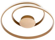 Redo 01-1792 - Fényerőszabályozható mennyezeti LED lámpa TORSION LED/30W/230V bronz