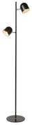 Lucide 03703/10/30 - LED állólámpa SKANSKA-LED 2xLED/5W/230V fekete